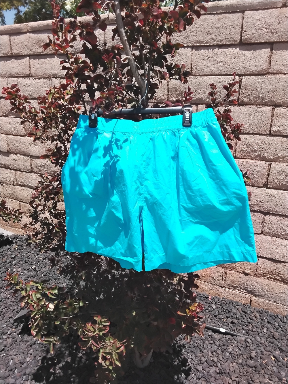 Women's Athletic Shorts in Aqua Blue - Lightweight Activewear